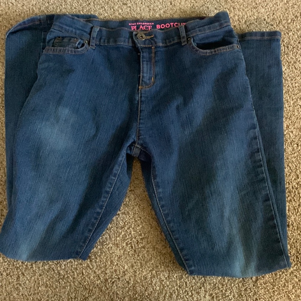 Size 16 girls bootcut children’s place jeans